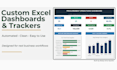 build custom excel dashboards and automated trackers