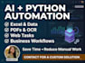 build ai powered automation workflows using python