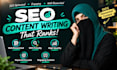 write SEO optimized articles and blog posts