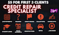 create a professional credit dispute letter