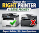 recommend the best printer or copier for your business