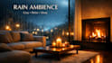 create cozy rain ambience video for youtube channel