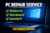 fix your PC or laptop remotely via teamviewer or anydesk