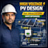 design solar pv system, battery backup, inverter and load calculation