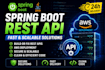 build fast spring boot rest API with AWS deployment