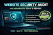 do website security audit and provide vulnerability report