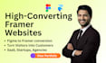 design a high converting landing page as a framer designer