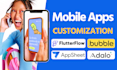build custom no code app using flutterflow, adalo and appsheet applications