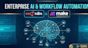 build custom ai automation workflows using n8n and make