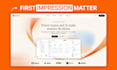 design saas website UI UX and CRM products