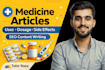 write professional SEO medical articles and healthcare content fast