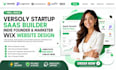 build versoly startup saas builder indie founder marketer wix website design