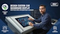 design custom car dashboard display with ecu data integration and gauges