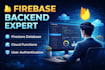 deploy scalable firebase backend hosting, authentication and database