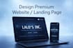 design a premium website, minimalist, modern