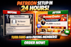 professionally setup and optimize your patreon page