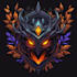 make fantasy logo title in dark theme
