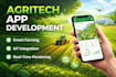 build agritech mobile app, smart farming system, iot agriculture solution