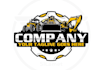 do unique heavy equipment repair tractor vector logo