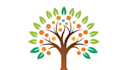 design festival trees logo