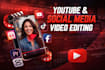 professional video editing and youtube video edit,