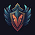 make fantasy logo title in dark theme