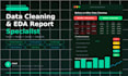 do professional data cleaning and eda with full insights report using python