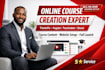 create online course content, skool course creation thinkific content ebook