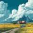 draw the landscape illustration