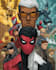 epic superhero character art comic style