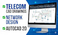 create professional telecom drawings