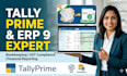 clean up your tally prime bookkeeping, bank, cash ledger etc