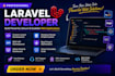 build full stack laravel web application with vue and PHP