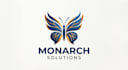 design a luxurious and regal monarch logo