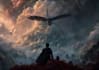 create a dark fantasy or magical book cover illustration