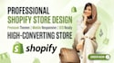 create a shopify store, shopify website design and ecommerce