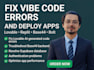fix bugs and optimize vibe coded websites in replit, lovable and claude code