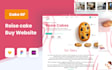 web  landing page, ecommerce website, UI UX website design