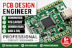 do professional pcb design circuit design pcb layout schematic gerber files bom