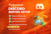 setup and organize your discord server with bots and roles