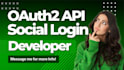 integrate google login, oauth2 social login, sso authentication api jwt firebase