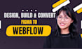 provide webflow website design and responsive webflow site