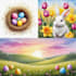 create easter digital art for your social media and business