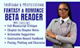 beta read fantasy romance historical fiction, cozy mystery beta reader fantasy