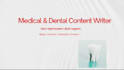 be your healthcare content writer