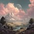 make a fantasy landscape illustration