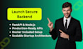 build secure scalable fastapi or nodejs backend for startups