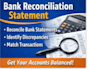 do bank reconciliation and fix discrepancies in your accounts