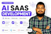 develop ai saas web application and mobile apps