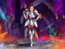 create dnd character evolution stages or level progression illustration